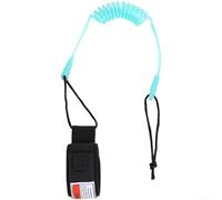 Guinzaglio impermeabile per tavola da surf in TPU, spessore 5 mm, con corda elastica per sci nautico, paddleboard e controllo tavola da surf (D)