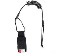 Guinzaglio impermeabile per tavola da surf in TPU, spessore 5 mm, con corda elastica per sci nautico, paddleboard e controllo tavola da surf (A)