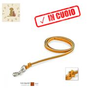 GUINZAGLIO in Cuoio da Esposizione per Cane Robusto Dimensioni mm 10x2000
