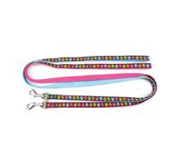 Guinzaglio in nylon con moschettone in metallo Linea Zampine per cani Record