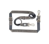 Guinzaglio multifunzionale Max & Molly - Matrix 2.0, pietra - Tg S: 200 cm di lunghezza, 20 mm di larghezza