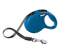 Guinzaglio New Classic Blu con Fettuccia - 5 mt Taglia L