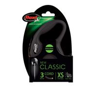 Flexi New Classic In Corda Guinzaglio Per Cani Colore Nero Taglia