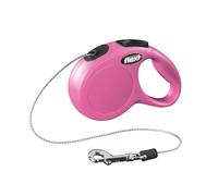 Guinzaglio New Classic Rosa Taglia S Con Corda Da 5m