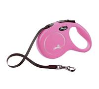 Guinzaglio New Classic Tape Flexi Rosa Taglia Extra-Small 3 m - 1° ORDINE? scegli lo sconto BZR5 / BZR20 + 200 punti fedeltà rosa