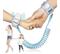 Guinzaglio per bambini, 2 m, con chiusura a induzione, imbracatura di sicurezza per passeggiate per bambini, per supermercati, centri commerciali, attività all'aperto, viaggi (blu)