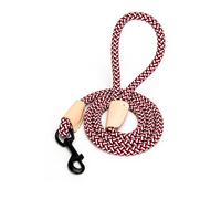 Guinzaglio per cani in corda resistente, regolabile e leggera; ideale per passeggiate e addestramento canino.