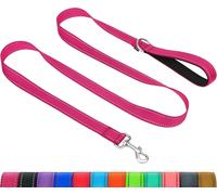 Guinzaglio per Cani Riflettente Con Manico Imbottito E Gancio in Metallo, Nylon