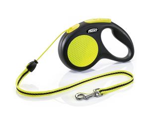 Guinzaglio per Cani Trixie flexi New NEON Giallo Riflettente 5 m
