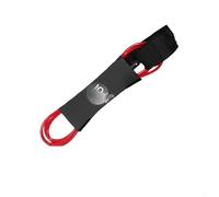 Guinzaglio per tavola da surf e longboard, lunghezza da 1,8 m a 3,5 m, girevole a 360 gradi, spesso, comodo cinturino alla caviglia (3 m, rosso)
