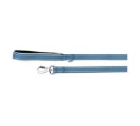 Guinzaglio reflex con maniglia in neoprene blu 20 x 1200 mm