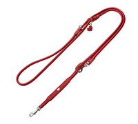 Guinzaglio regolabile Hunter Round & Soft Love, rosso - L 2 m x Ø 6 mm