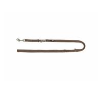 Guinzaglio regolabile per cane Trixie Premium Nocciola XS/S
