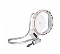 Guinzaglio Retrattile Automatico Impugnatura Rotonda Guinzaglio con Luce LED