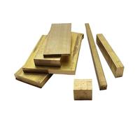 GUIPENG Barre piatte in ottone massiccio, barre quadrate(Length 300mm 1pc,4x30mm)