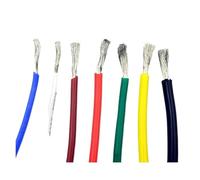 GUIPENG Cavo in Gomma siliconica Super Morbida da 2 m/5 m, 30, 28, 26, 24, 22, 20, 18, 16, 15, 14, 13, 12, 11, 10 AWG, Flessibile, for Illuminazione a LED Fai da Te, Cavo in Rame(White,5M_24AWG)