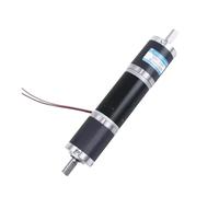 GUIPENG Motore con riduttore epicicloidale CC da 12 V e 24 V, doppio albero, in miniatura, coppia elevata, velocità regolabile, 32GP-31ZY(8mm,37RPM,12V Motor x2 bracket)