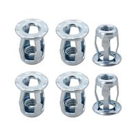 GUIPENG Vite di espansione dado in metallo a forma di petalo M4 M5 M6 M8 Jack Nuts Jacknut Targa Fix Panel Clamp Lock Rivet Nut Rivetnut(Nut (6Pcs) Zinc,M5x18)