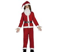 Guirca 42695.0 - Costume da Babbo Natale per bambini, colore: rosso, 7-9 anni