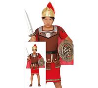 Guirca Costume da Centurione Romano Soldato Guardia Vestito x Bambino Carnevale