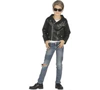 Guirca 87477 - Giacca in Pelle per Bambini, Taglia 5-6 Anni