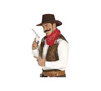 Guirca- Baffi Adesivi per Travestimento, Colore Nero, 11550