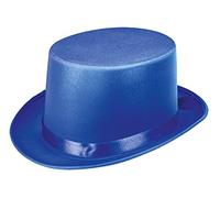 GUIRCA - CAPPELLO CILINDRO ADULTO IN TESSUTO ALTA QUALITA' (BLU)
