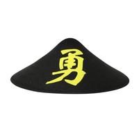 Guirca- Cappello Cinese, Colore Giallo/Nero, 004.GU13529