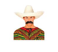 GUIRCA Cappello Messicano Sombrero Adulto 50 CM - Colori Assortiti (Paglia)