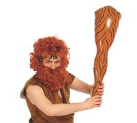 Guirca- Clava da Primitivo Gonfiabile, Colore Marrone, Taglia única, 16083