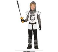 Guirca Costume Carnevale Cavaliere Medievale Drago Vestito Bambino 5/6 anni