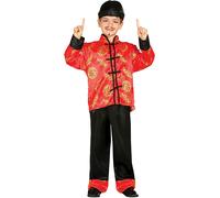 Guirca Costume Carnevale Orientale Bambino Ragazzo Vestito Abito Cinese Cinesino