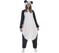 Guirca - Costume da adulto pigiama con panda, taglia 38-40 (88091.0)
