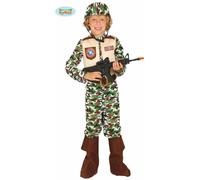 Guirca Costume da Militare Soldato Forze Speciali Carnevale per Bambino Marines