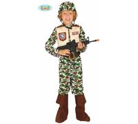 Guirca Costume da Militare Soldato Forze Speciali Carnevale per Bambino Marines
