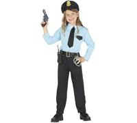 GUIRCA- Costume da Poliziotto Bambino 5/6 Maschio, 5-6 anni, 82730
