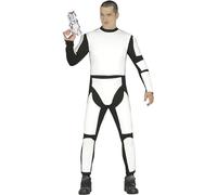 Guirca- Costume da soldato spaziale per adulti, da uomo, 84529.0, multicolore, Talla 52-54