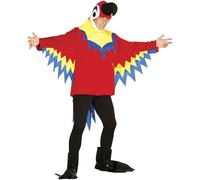Guirca - Costume di Halloween da pappagallo, multicolore (Atosa 84602)
