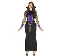 Guirca Costume Grimilde Regina Strega Biancaneve, Colore Nero, Viola, Taglia única, 80951