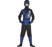 Guirca - Costume ninja blu, taglia 7-9 anni (87475.0)