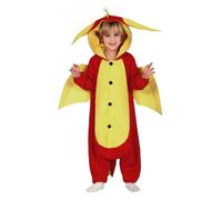 Guirca. Costume Pigiama Halloween Bambino Drago Rosso taglie 3/4 5/6 /79 anni.