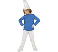 Guirca Costume vestito Puffo carnevale bambino 8155_ 7-9 anni