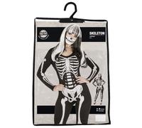 Guirca FIESTAS Costume da scheletro silhouette da donna L