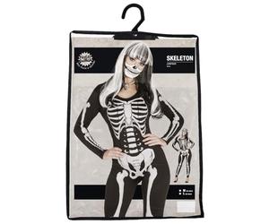 Guirca FIESTAS Costume da scheletro silhouette da donna L