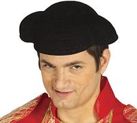 GUIRCA Fiestas GUI13472 - Cappello da Equitazione Floccato, Colore: Nero