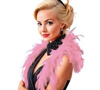 Guirca fiestas gui16346 - Boa con Piume Rosa, 1.80 m (40 grammi)