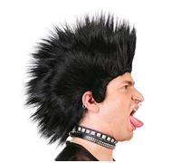 Guirca fiestas gui4842 - Nero Punk parrucca (Box Container)