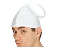 Guirca- Nano Cappello da Puffo per Adulti, Bianco, Taglia Unica, 13953