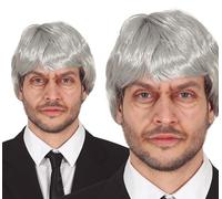 Guirca- Parrucca Uomo, Colore Grigio, 18287