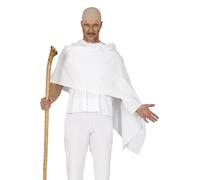 FIESTAS GUIRCA | Calva in Lattice Naturale (Taglia Unica) - Protesi per Costume da Monaco, Frate o Sacerdote - Accessorio Unisex per Feste in Maschera ed Eventi Religiosi - Adulto - Naturale